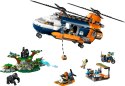 Lego City 60437 Helikopter zwiadowczy w dżungli w bazie Base Camp