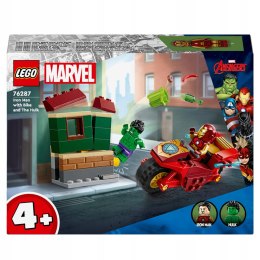 Lego Super Heroes 76287 Marvel Iron Man z motocyklem i Hulkiem