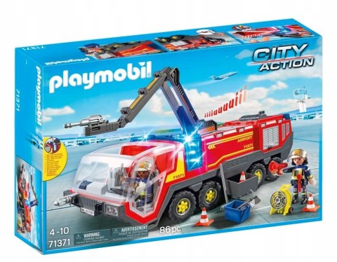 Playmobil City 71371 Pojazd strażacki na lotnisku ze światłem