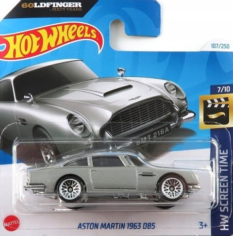 Samochodzik Hot Wheels HTB36 Aston Martin 1963 DB5 HW Screen Time 2024