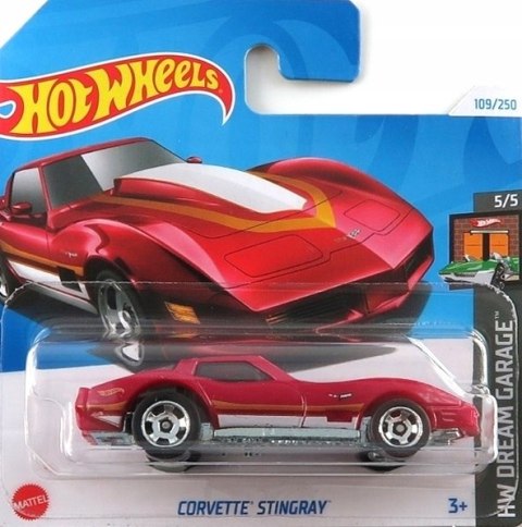 Samochodzik Hot Wheels HTB52 Corvette Stingray HW Dream Garage 2024