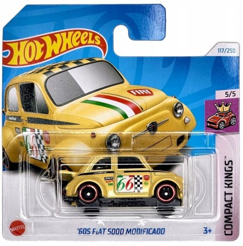 Samochodzik Hot Wheels HTC20 '60S Fiat 500D Modificado Compact Kings