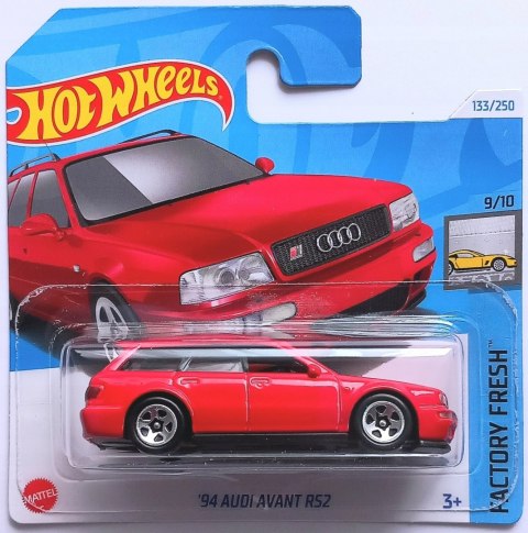 Samochodzik Hot Wheels HTC54 '94 Audi Avant RS2 2024 Factory Fresh Czerwone