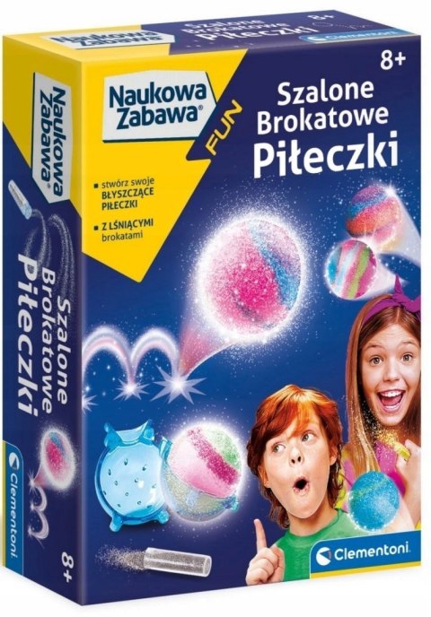 Szalone Brokatowe Piłeczki 50702 Clementoni 8+