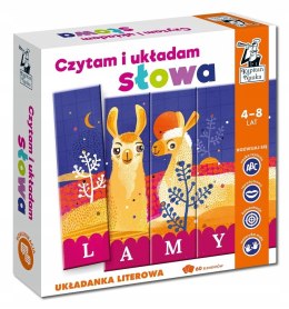 Czytam i Układam Słowa Układanka Literowa Lamy Kapitan Nauka