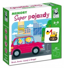 Kapitan Nauka Memory Super Pojazdy 3-5 lat Pamięć