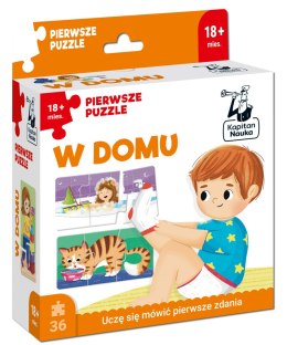 Pierwsze puzzle W domu Uczę się mówić pierwsze zdania! Kapita Nauka 18m+