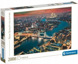 Puzzle 2000 elementów Londyn Widok z lotu ptaka 32082 Clementoni