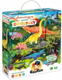 Puzzle Obserwacyjne Dinozaury 60 elementów 4+ Czuczu Układanka