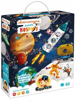 Puzzle Obserwacyjne Kosmos 60 elementów 4+ Czuczu