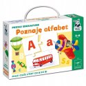 Puzzle edukacyjne Poznaję alfabet Kapitan Nauka 3-6 lat Małe i Duże Litery