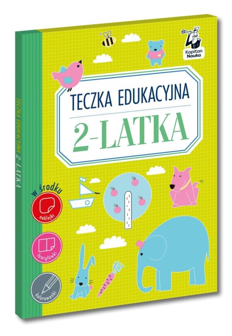 Teczka edukacyjna 2-latka Kapitan Nauka Elementarz Ćwiczenia dwulatka