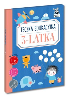 Teczka edukacyjna 3-latka Kapitan Nauka Elementarz Ćwiczenia trzylatka