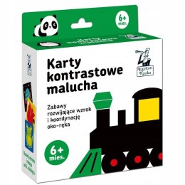 Widzę Szczegóły Karty Kontrastowe Malucha 6m+ Kapitan Nauka